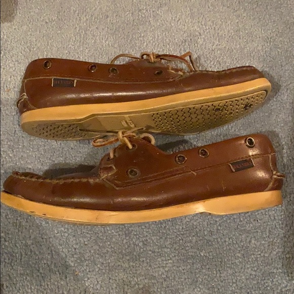 Sebago docksides boat shoes vintage lace up size 7.5 - Picture 6 of 13